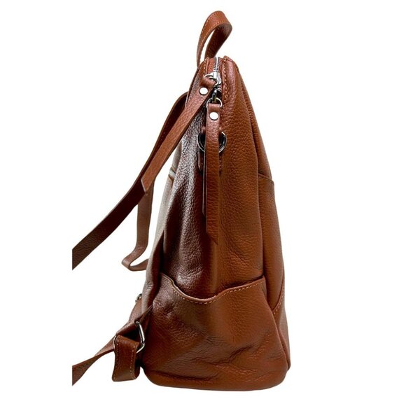 Ivan Troy Sama Brown Women\'s Italian Leather Shoulder Bag Outdoor Backpack main image 6